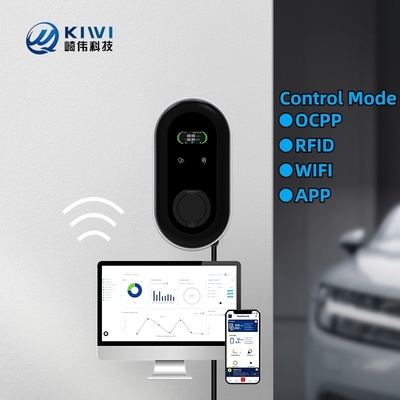 টাইপ 2 ওয়াল চার্জার বক্স 7KW 11KW 22KW স্তর 1 2 EV EU UK FR পর্তুগাল