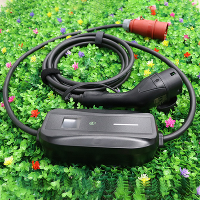 এসি 7kW পোর্টেবল বাণিজ্যিক বৈদ্যুতিক যানবাহন চার্জিং স্টেশন বাক্স গাড়ী ইভি চার্জার