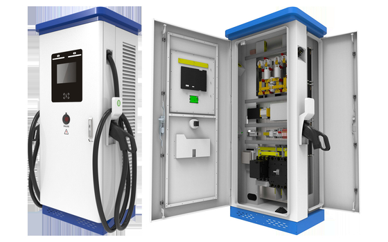 ডিসি 240kW ডিসি ফাস্ট চার্জ পোর্ট স্টেশন পিল সিসিএস 2 7 ইঞ্চি টাচ স্ক্রিন FRID আইপি 54