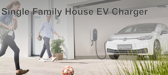 টাইপ 2 ওয়াল চার্জার বক্স 7KW 11KW 22KW স্তর 1 2 EV EU UK FR পর্তুগাল