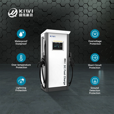 DC 200V-1000V 120KW বাণিজ্যিক দ্রুত OCPP EV চার্জার প্লাগ চার্জ বিলিং