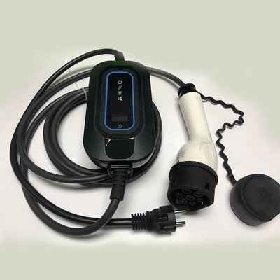 টেসলা কার ফিটমেন্ট টাইপ ২ প্লাগ ইন Sae J1772 টাইপ 1 16a 220v ইভি পোর্টেবল চার্জার 5m ক্যাবল