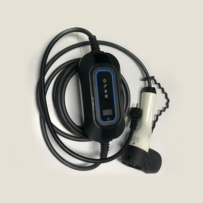 টেসলা কার ফিটমেন্ট টাইপ ২ প্লাগ ইন Sae J1772 টাইপ 1 16a 220v ইভি পোর্টেবল চার্জার 5m ক্যাবল