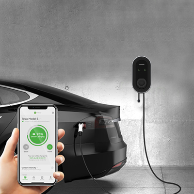 আইসোলেশন সনাক্তকরণ এবং টাইপ ২ সংযোগ সহ 7kw Wifi বৈদ্যুতিক যানবাহন চার্জিং স্টেশন