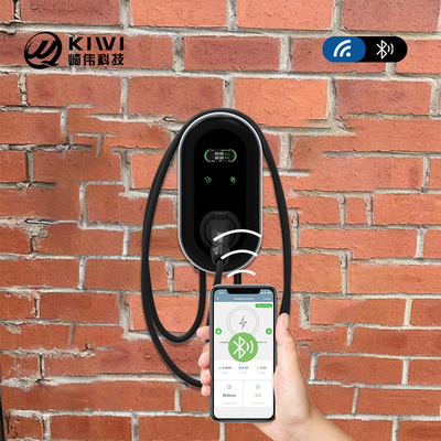 11kw থ্রি ফেজ টাইপ 2 ইভি চার্জিং স্টেশন আরএফআইডি অ্যাপ এবং এসি ফুটো সুরক্ষা সহ