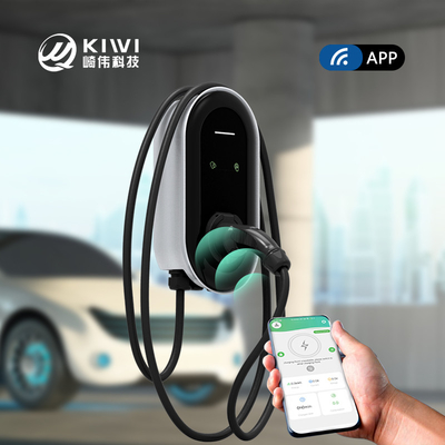 দ্রুত এবং সুবিধাজনক চার্জিংয়ের জন্য 11kw ওয়াইফাই ডিসি এলসিডি ডিসপ্লে সিসিএস 2 গাড়ি ইভি ওয়ালবক্স চার্জার