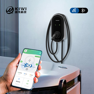 7kw ইলেকট্রিক যানবাহন স্তর 2 চার্জার Ev টাইপ 2 প্লাগ এবং প্রাচীর মাউন্ট ইনস্টলেশন সঙ্গে