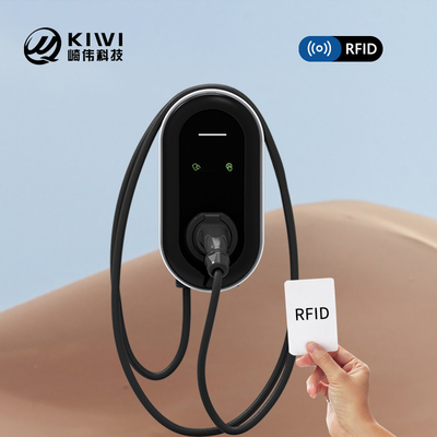 7kw ইলেকট্রিক যানবাহন স্তর 2 চার্জার Ev টাইপ 2 প্লাগ এবং প্রাচীর মাউন্ট ইনস্টলেশন সঙ্গে