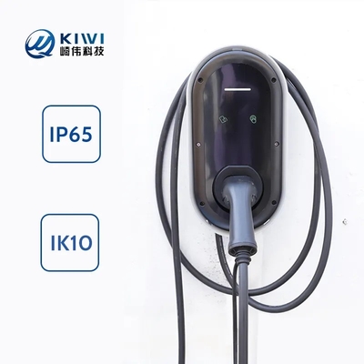 7kw ইলেকট্রিক যানবাহন স্তর 2 চার্জার Ev টাইপ 2 প্লাগ এবং প্রাচীর মাউন্ট ইনস্টলেশন সঙ্গে