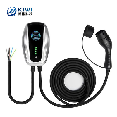 50Hz±10Hz গ্রিড ফ্রিকোয়েন্সি টাইপ 2 ইভি চার্জিং স্টেশন কিউই মিনি Ocpp 7kw ওয়াল বক্স সহ
