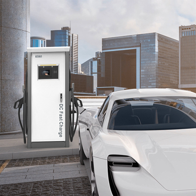 প্লাগ এবং চার্জ সহ 60kw বৈদ্যুতিক যানবাহন চার্জার স্টার্ট-আপ গ্রিড ফ্রিকোয়েন্সি 50Hz±10Hz