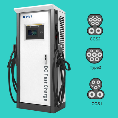 50Hz±10Hz গ্রিড ফ্রিকোয়েন্সি Chademo Type2 120KW EV DC চার্জিং পিল বৈদ্যুতিক যানবাহনের জন্য