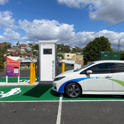 60KW-120KW টাইপ 3 EVCS প্লাগ ইন ডিসি ই যানবাহন EV দ্রুত চার্জিং স্টেশন