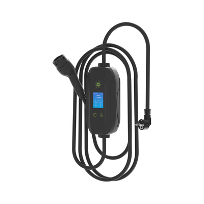 3.5kw 16A স্ক্রিন রিজার্ভেশন চার্জিং সহ হোম ইলেকট্রিক জিবিটি পোর্টেবল ইভি চার্জার