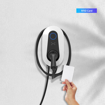 7 কিলোওয়াট এসি ইভি চার্জার টাইপ-1/টাইপ-2/জিবি/টি প্লাগ এবং আরএফআইডি সহ