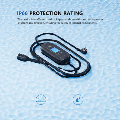 3.5kW পোর্টেবল ইভি চার্জার টাইপ 1 প্লাগ IP67 16A আউটপুট সহ