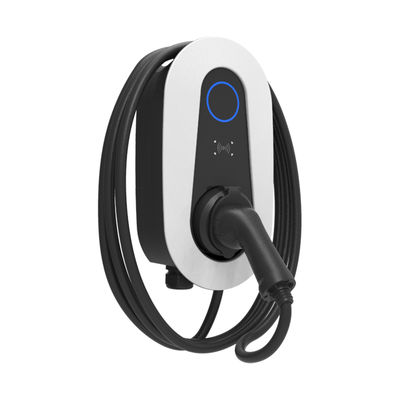 7kW AC EV চার্জিং স্টেশন টাইপ 2 প্লাগ এবং ওয়াইফাই সংযোগ সহ